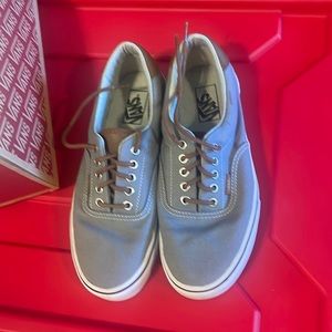 Vans gray canvas mens 8.5 women's 10,